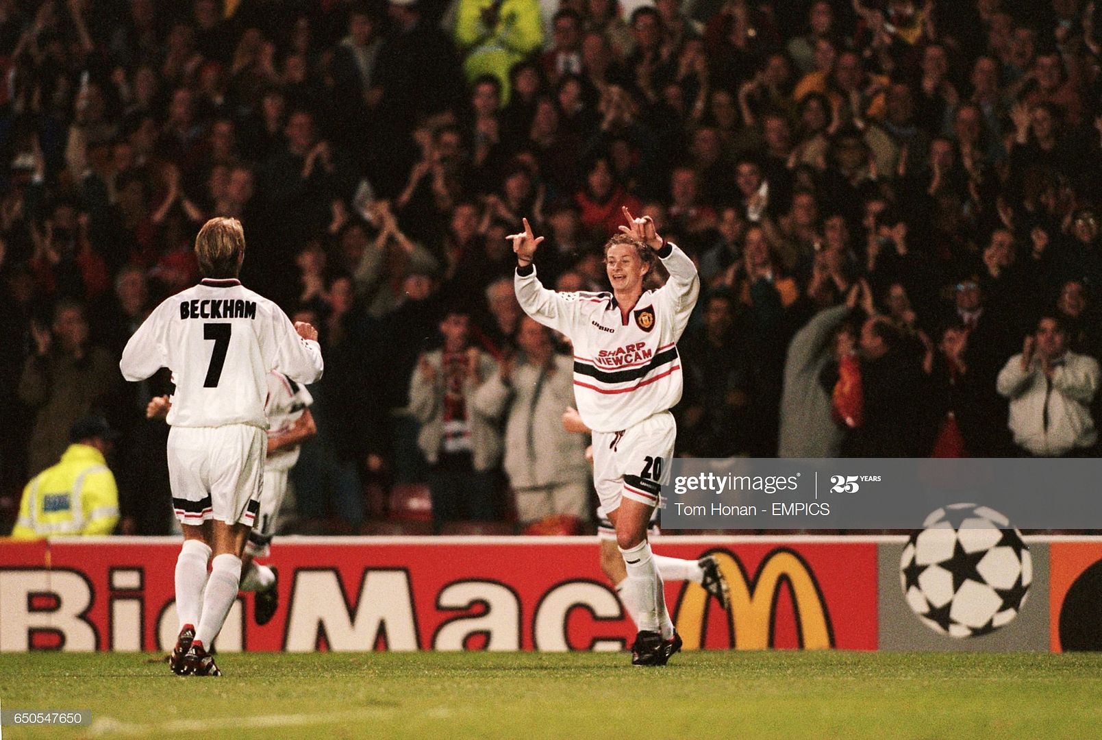Manchester United 98/99 #7 BECKHAM UEFA Chaimpons League